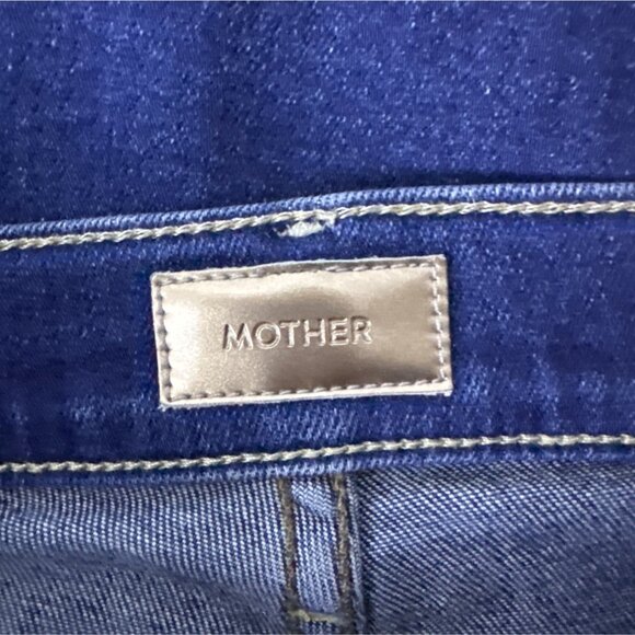 Mother The Hustler Ankle Fray Jeans Size 25 Home Movies Medium Wash Denim - Picture 3 of 5